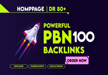 Powerful 100 PBN on DA 70 TO 90+ Dofollow SEO backlinks boost your rank