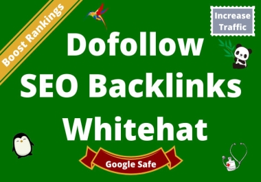Build high quality dofollow SEO backlinks link,  building google top ranking