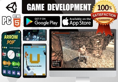 develop game in unity 3d 2d for android ios web PC