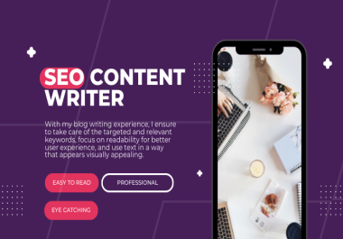 I will do fast SEO article writing,  content writing and blog writing