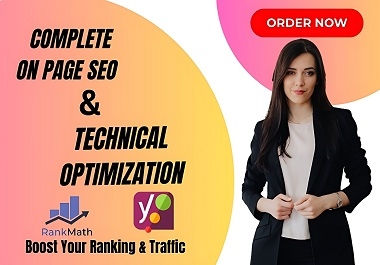 I will do on-page SEO and technical optimization of your website for fast-ranking