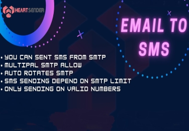 SMTP to SMS with Sender ID Supports