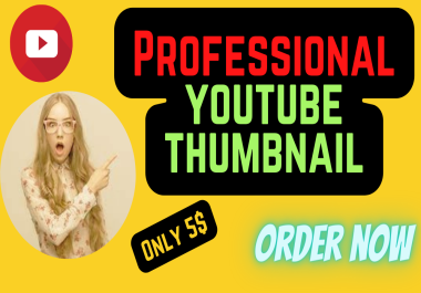 I Will design a viral you tube video thumbnail