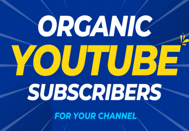 Premium High Quality YouTube Video Promotion - Organic YT cribers