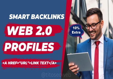 200 Web 2.0 Profile Backlinks - Smart Offer Of 2023