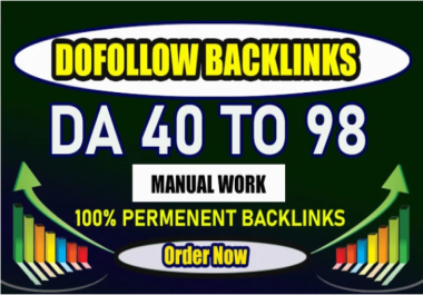 I will create 80 powerful high Da Dofollow SEO backlinks