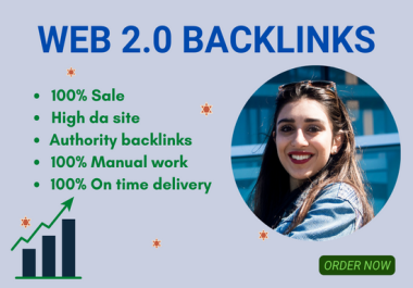 I will create manual 70 high authority web 2.0 backlinks