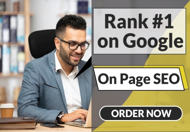 I will do complete on-page and technical seo for website or page to rank top 1 on google