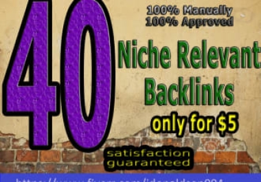 I will make 40 niche relevant blog comment dofollow backliks for google 1st ranking