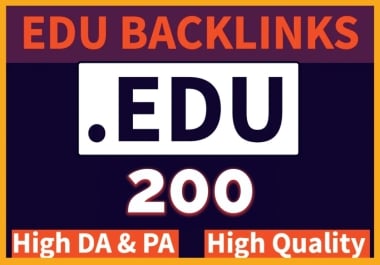 Manual 200 edu, education high authority link building top universities