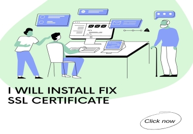 I will install SSL certificate