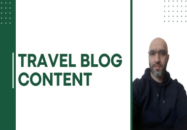 I will write travel blogs posts and articles as your content writer 1500 Words