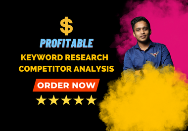 Profitable Keyword Research & Competitor Analysis.