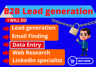 I will do b2b lead generation. contact list for promoting effort