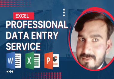 I will do data entry,  copy paste and excel data entry work for you