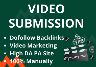 I will provide 60 video submission on high authority video sharing sites dofollow backlinks