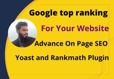 I will do on page seo in your wordpress website with yoast and rankmath