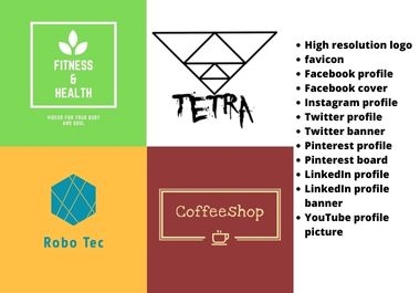 I will design a high res,  minimalistic and unique logo for you and your business