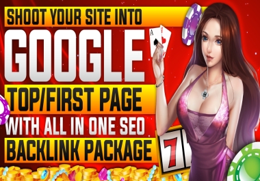 All In One SEO backlink package with high quality work and all niche accept