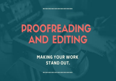 Proofreading and Editing service available for your articles and more In 24 HOURS