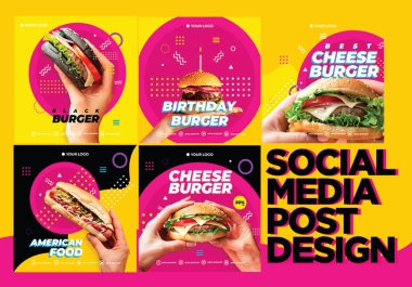 Design Attractive Social Media Posters,  Ads,  Covers,  Web banner