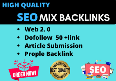 I Will create 30 Mix SEO Backlinks Or High Quality Do follow And DA + PA Backlinks