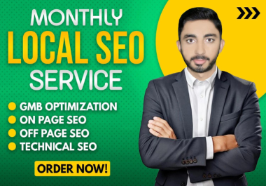 Monthly local SEO Service for GMB Listings
