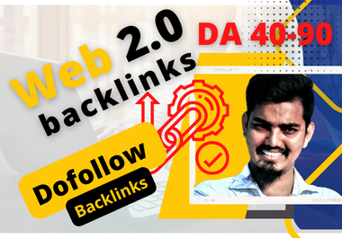 I will do 20 web 2 0 on high authority on DA 50+ site and contextual Backlinks with Unique Content