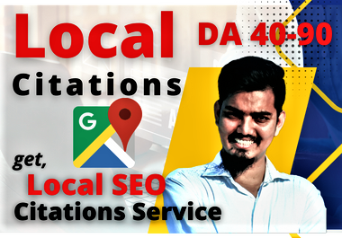 I will do top 40 live local seo citations and business directories for google ranking