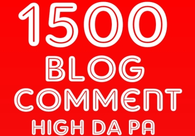 I will create 300 dofollow blog comment SEO manual backlinks