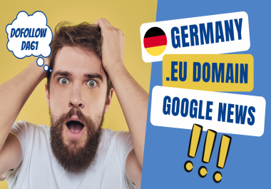 I can publish your article Germany website + google news approved + dofollow backlink + DA61