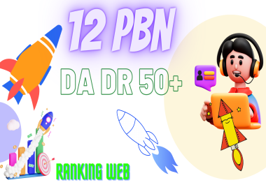 I Will do 12 PBN Package DA DR 50+ Cheap PRICE High Quality Websites Dofollow Backlinks