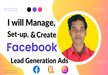 I will be your facebook lead generation specialist,  fb lead ads for 30Days