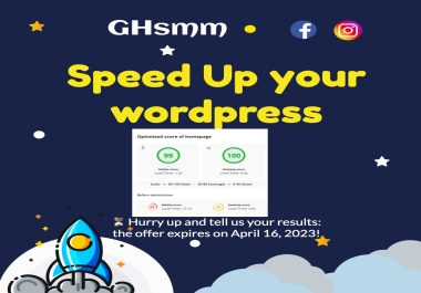Speed Optimization for your wordpress