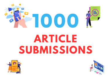 Get Noticed Online: 1000 Article Submissions to Prominent Directories