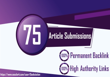 Boost Your Website's SEO with 75 High-Quality Article Backlinks Service