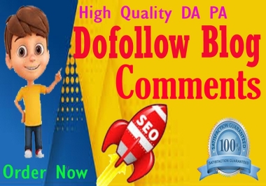 300 Manually High Da Blog Commenting