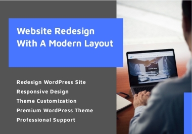I will revamp or redesign a WordPress website