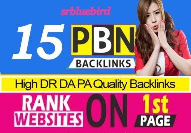Get 15 PBN High DR 50+ Homepage Permanent Posts Backlinks google ranking
