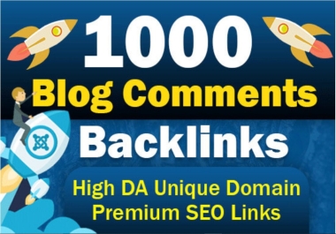 Create 1000 Dofollow PR10-2 Safe Blog Comments Backlinks Link Building With UK & Italian & France