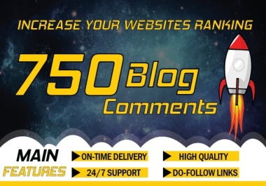 Create 750 Dofollow PR10-2 Safe Blog Comments Backlinks Link Building With United States Links