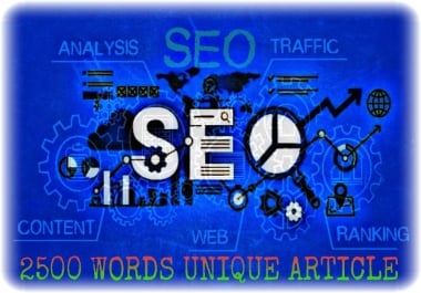2500 unique,  targeted and optimized words