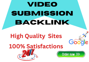 I will Provide manually video submission Backlinks on 75 great destinations