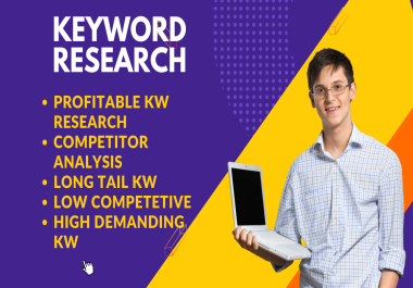 I will do Keyword Research for your Website and Competitor Analysis