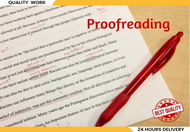 I will edit and proofread your content