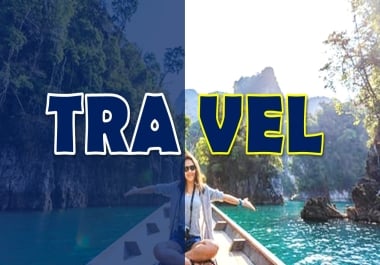 I will do an elegant and luxury travel,  adventure tourist logo