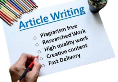 I will write 1000+ seo-optimized words blog post/article within 24 hours