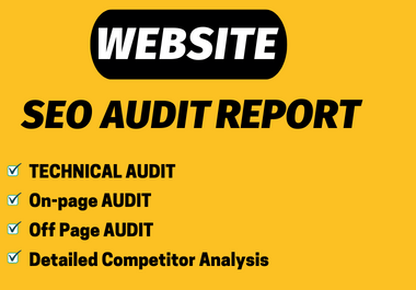 I will provide Advance SEO audit Report and Competitor analysis