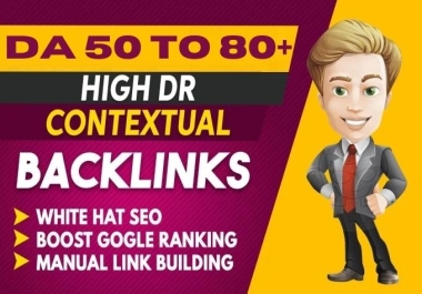 I will build do follow contextual backlinks SEO high da link building