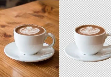 I will remove background 50 image transparent or white in 1 hours